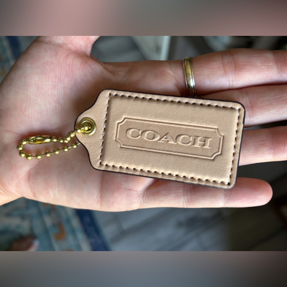 Coach 3” Large Hand tag Bag Charm